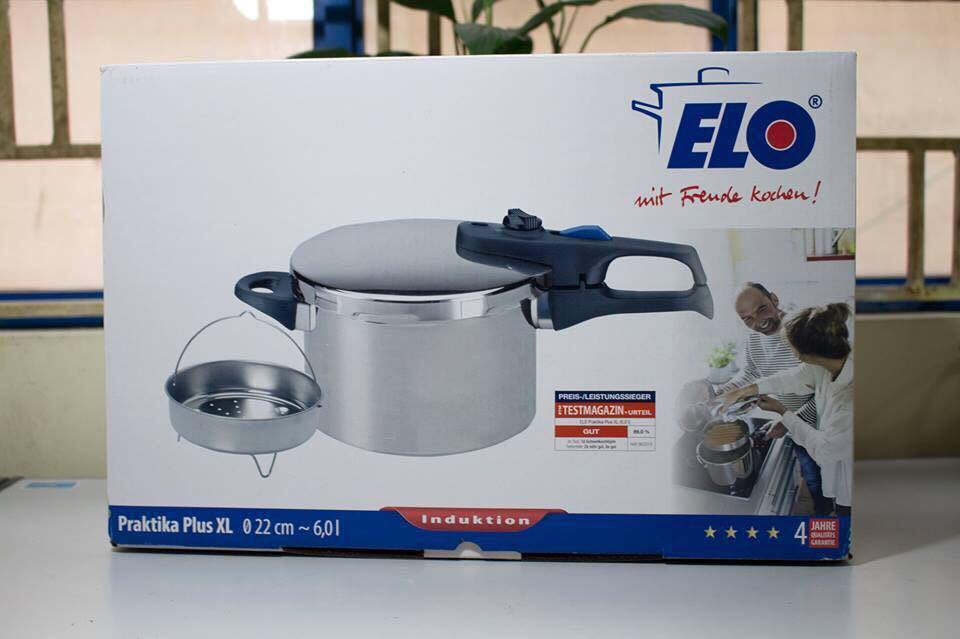 NỒI ÁP SUẤT ELO PRAKTIKA PLUS XL 6L ( TẶNG KÈM VUNG KÍNH) 4 NỒI ÁP SUẤT ELO PRAKTIKA PLUS XL 6L ( TẶNG KÈM VUNG KÍNH)