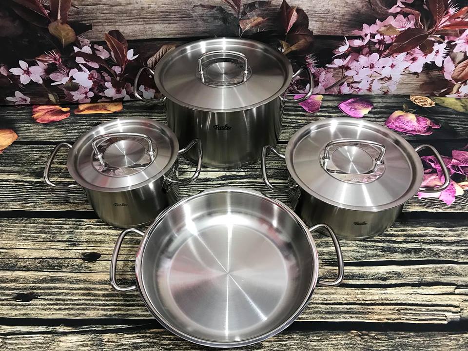 BỘ NỒI TỪ FISSLER ORIGINAL PROFI COLLECTION 4 INOX 8 BỘ NỒI TỪ FISSLER ORIGINAL PROFI COLLECTION 4 INOX