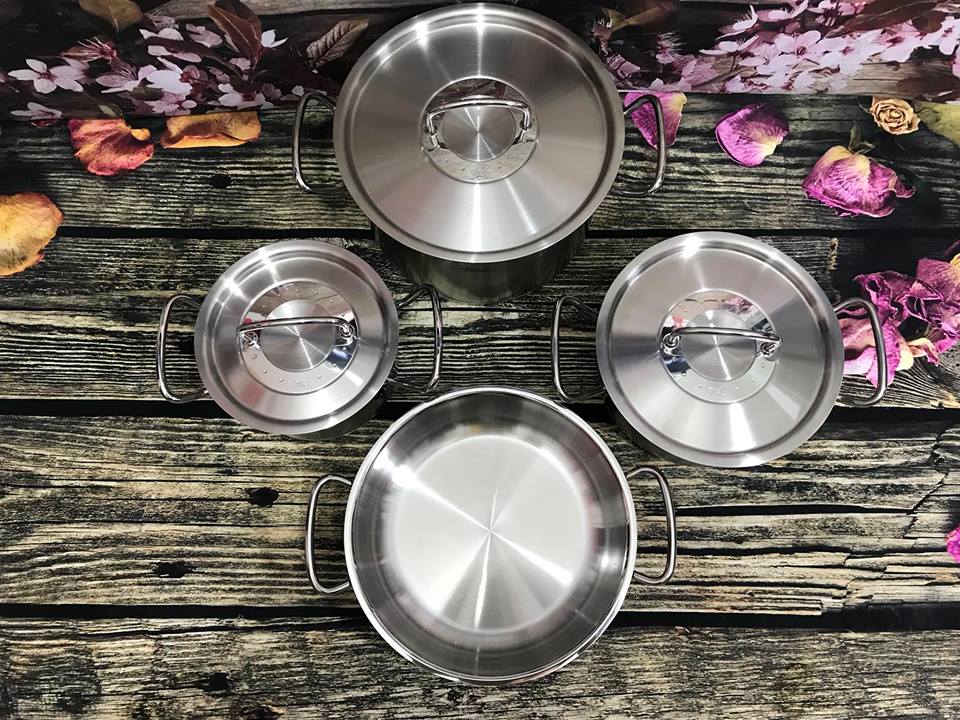 BỘ NỒI TỪ FISSLER ORIGINAL PROFI COLLECTION 4 INOX 2 BỘ NỒI TỪ FISSLER ORIGINAL PROFI COLLECTION 4 INOX