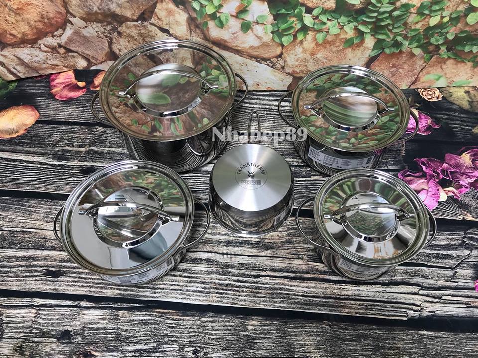 BỘ NỒI WMF GALA PLUS 4 NỒI 1 QUÁNH 4 BỘ NỒI WMF GALA PLUS 4 NỒI 1 QUÁNH