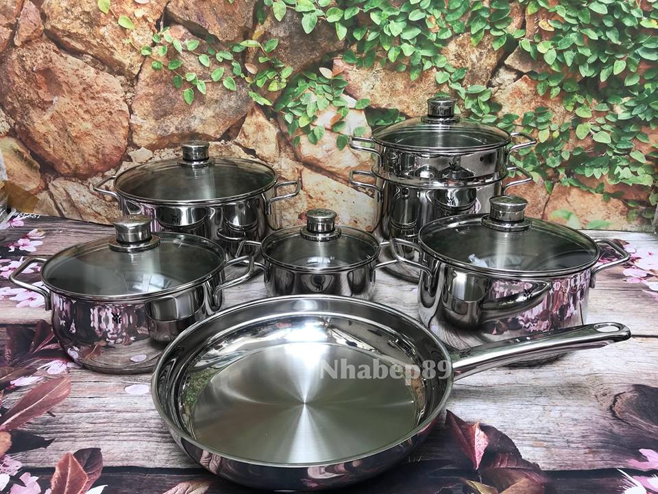 BỘ NỒI WMF DIADEM PLUS 7 MÓN 12 BỘ NỒI WMF DIADEM PLUS 7 MÓN
