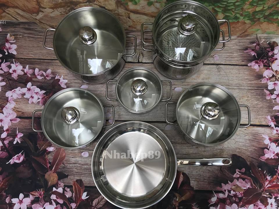 BỘ NỒI WMF DIADEM PLUS 7 MÓN 2 BỘ NỒI WMF DIADEM PLUS 7 MÓN