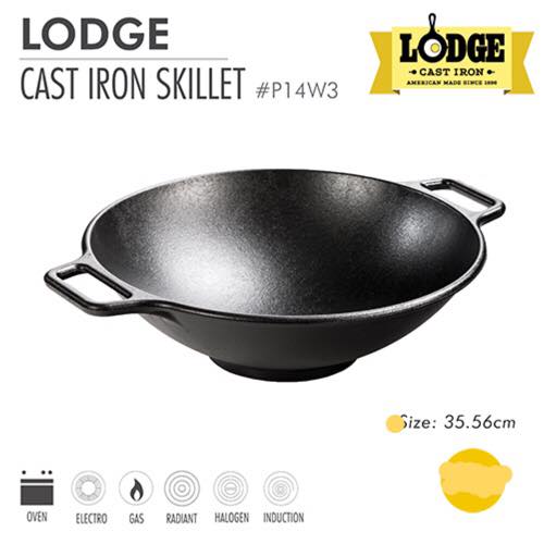 CHẢO GANG LODGE SÂU LÒNG 23CM 3 CHẢO GANG LODGE SÂU LÒNG 23CM
