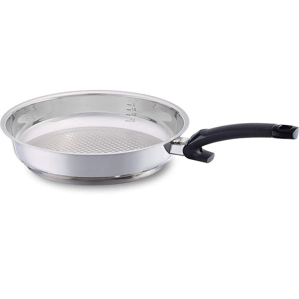 CHẢO TỪ FISSLER CRISPY STEELUX COMFORT 28CM
