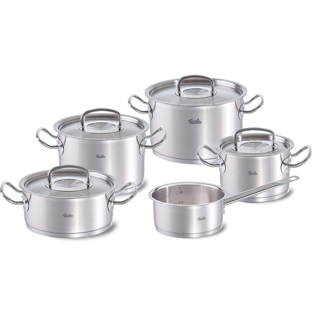 BỘ NỒI TỪ FISSLER ORIGINAL PROFI SET 5 NẮP INOX