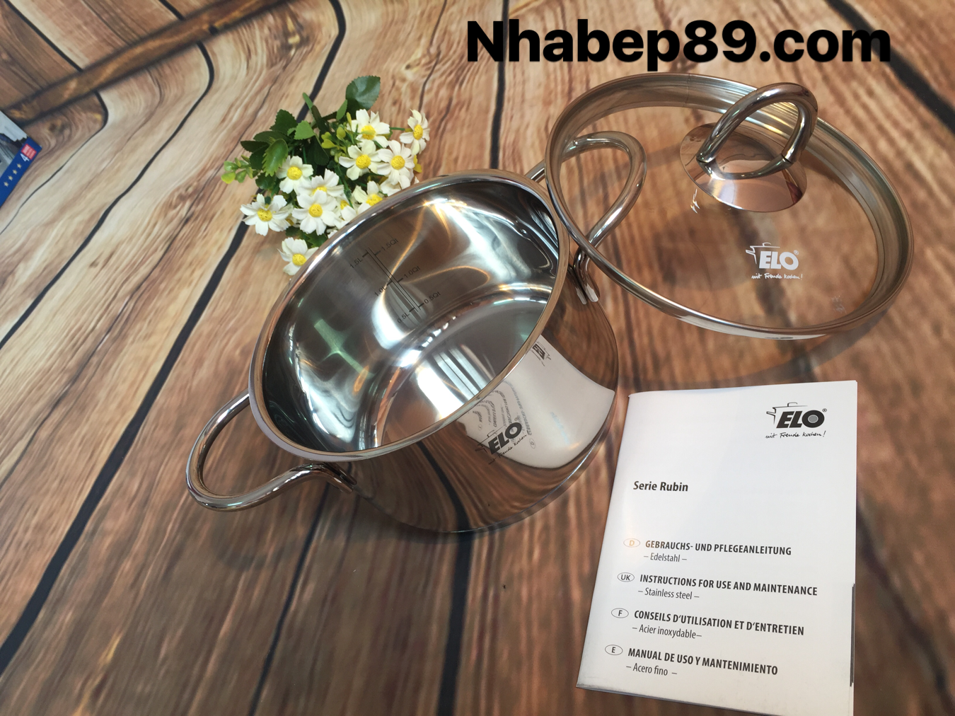 BỘ NỒI ELO RUBIN 5 CHIẾC 5 BỘ NỒI ELO RUBIN 5 CHIẾC