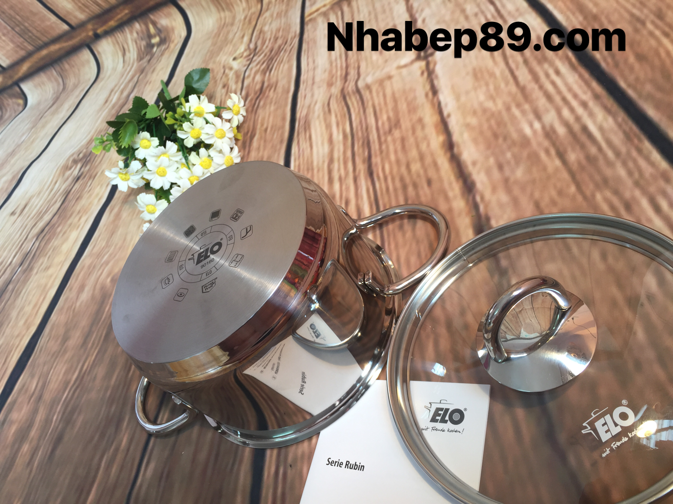 BỘ NỒI ELO RUBIN 5 CHIẾC 4 BỘ NỒI ELO RUBIN 5 CHIẾC