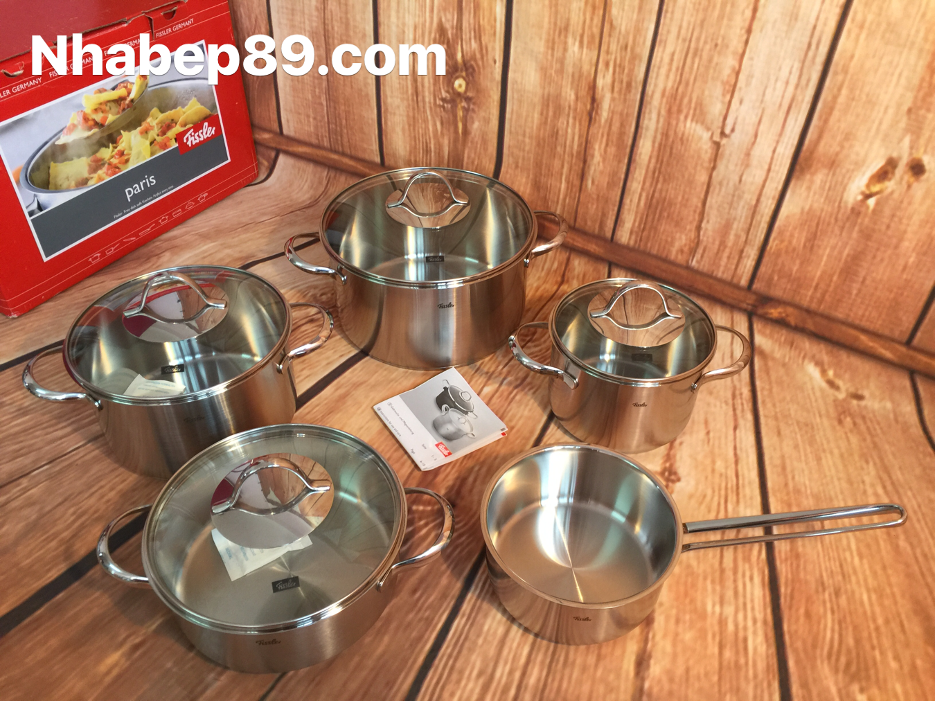 BỘ NỒI INOX FISSLER PARIS 5 MÓN BỘ NỒI INOX FISSLER PARIS 5 MÓN.