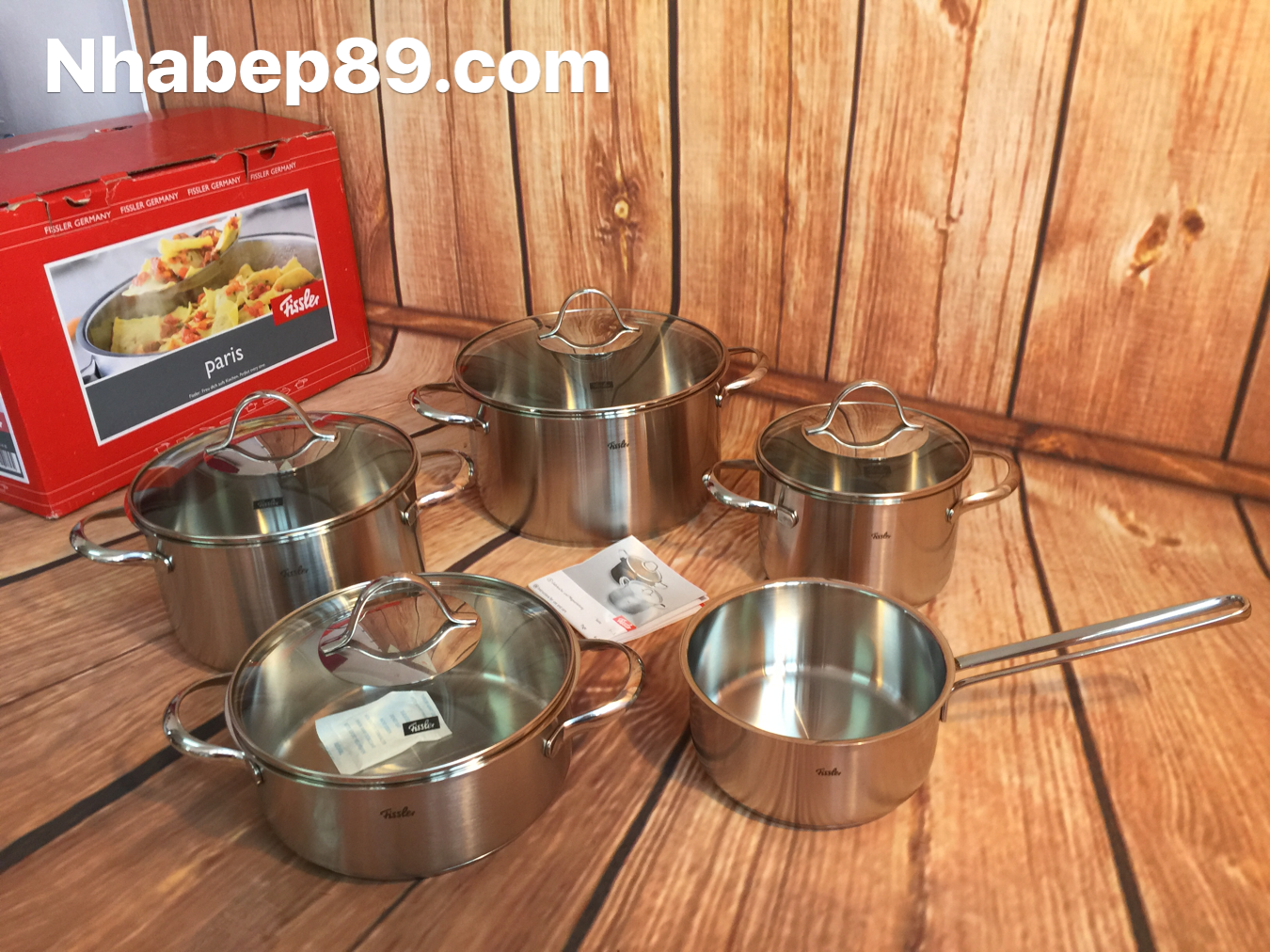 BỘ NỒI INOX FISSLER PARIS 5 MÓN BỘ NỒI INOX FISSLER PARIS 5 MÓN.