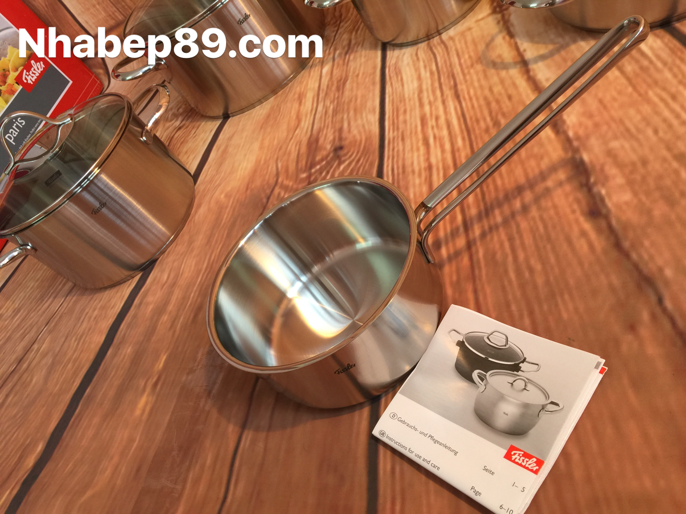 BỘ NỒI INOX FISSLER PARIS 5 MÓN BỘ NỒI INOX FISSLER PARIS 5 MÓN.