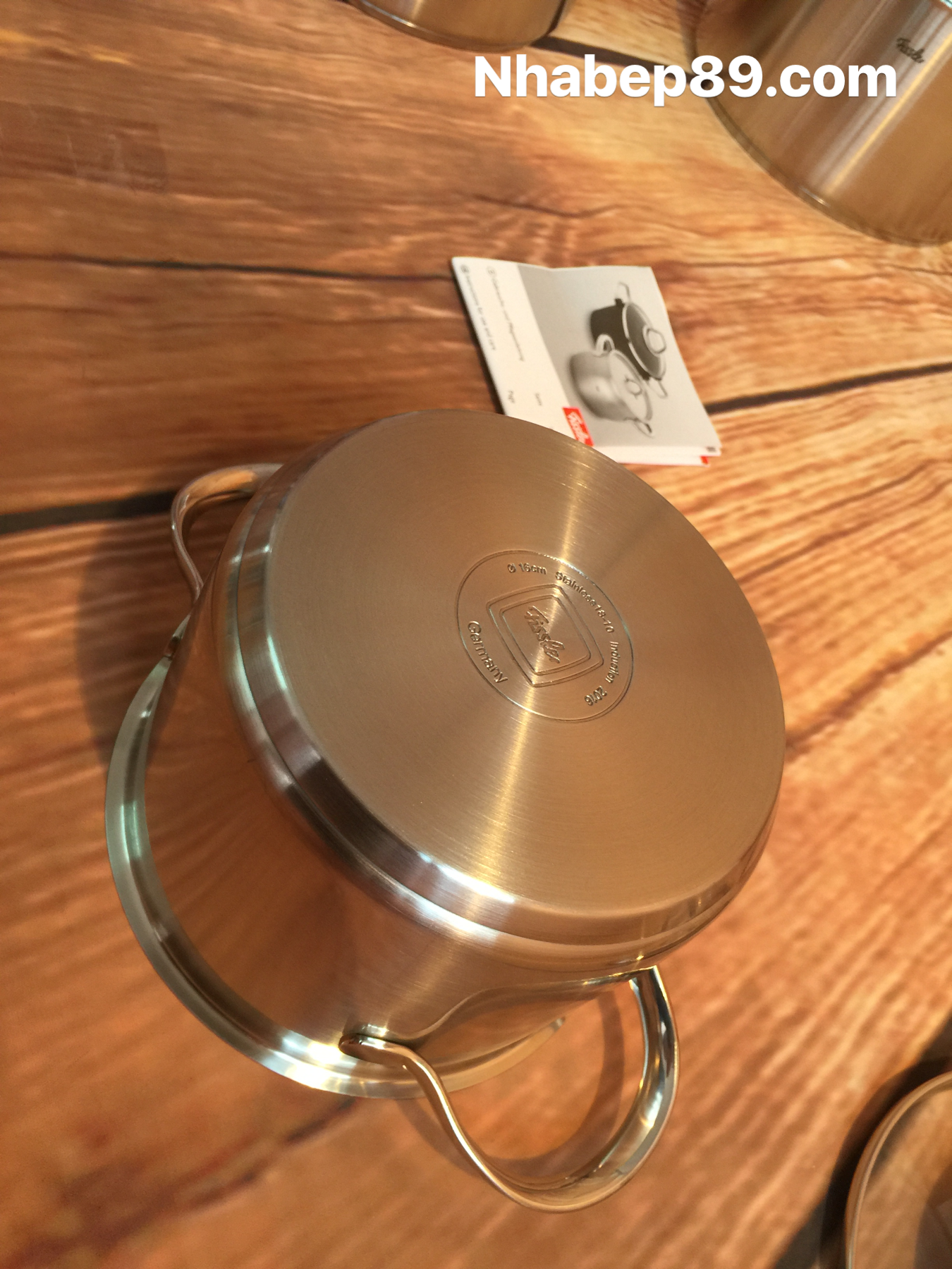 BỘ NỒI INOX FISSLER PARIS 5 MÓN BỘ NỒI INOX FISSLER PARIS 5 MÓN.