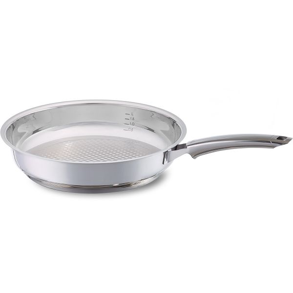 CHẢO FISSLER INOX CRISPY STEELUX PREMIUM 26 CM