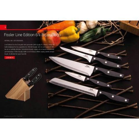 Bộ Dao Fissler Sharp Line Edition 6 Món 2 Bộ Dao Fissler Sharp Line Edition 6 Món