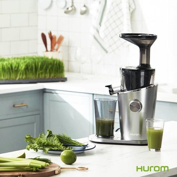 MÁY ÉP CHẬM HUROM H100 (H-100-EBEA01, MÀU GHI ĐẬM)