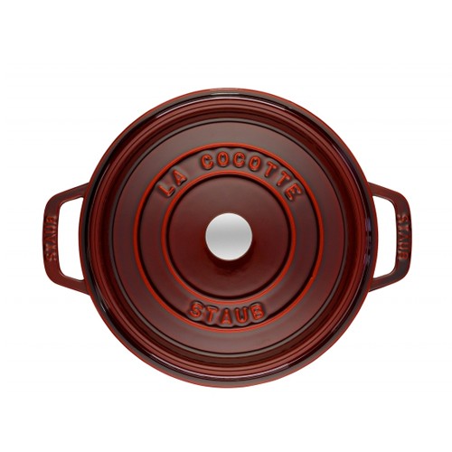 NỒI GANG STAUB MẦU ĐỎ LƯU 28 CM 4 NỒI GANG STAUB MẦU ĐỎ LƯU 28 CM