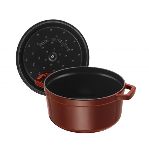 NỒI GANG STAUB MẦU ĐỎ LƯU 28 CM 3 NỒI GANG STAUB MẦU ĐỎ LƯU 28 CM