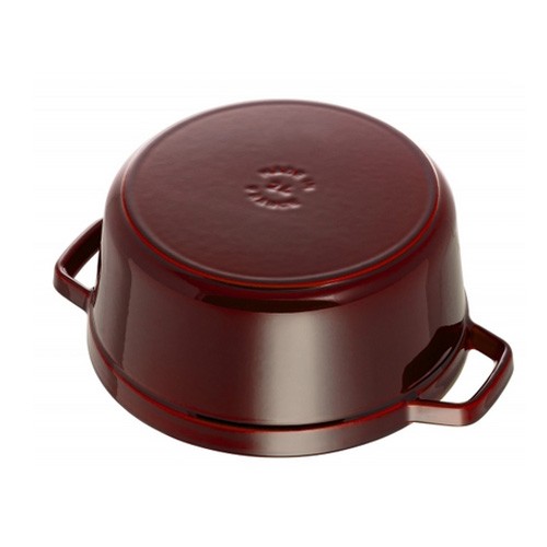 NỒI GANG STAUB MẦU ĐỎ LƯU 28 CM 2 NỒI GANG STAUB MẦU ĐỎ LƯU 28 CM