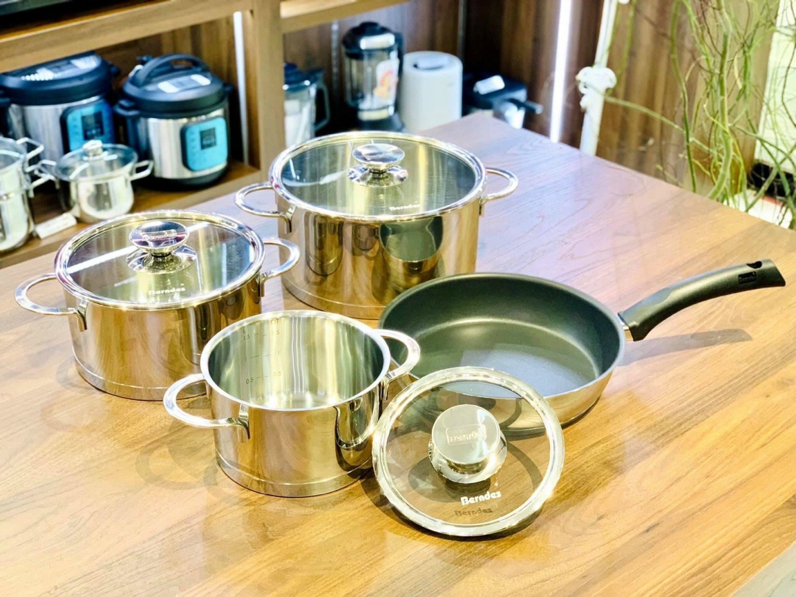 BỘ NỒI BERNDES 3 NỒI 1 CHẢO