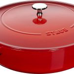 NỒI GANG STAUB CHISTERA LID 28CM MÀU ĐỎ CHERRY