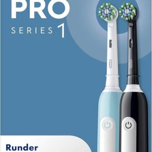 SET 2 BÀN CHẢI ĐÁNH RĂNG ORAL-B PRO SERIES 1 MÀU XANH ĐEN