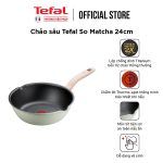 CHẢO CHỐNG DÍNH SÂU LÒNG TEFAL SO MATCHA 24CM CHẢO CHỐNG DÍNH SÂU LÒNG TEFAL SO MATCHA 24CM