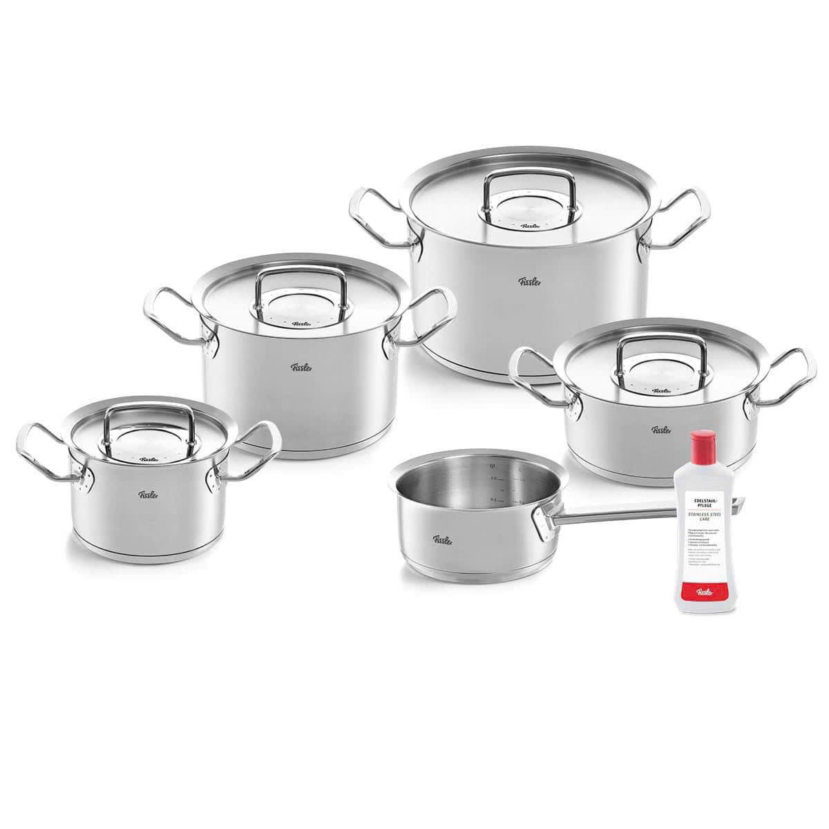 BỘ NỒI FISSLER PROFI 4 NỒI 1 QUÁNH NẮP INOX TẶNG TẨY INOX