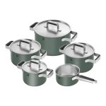 Bộ nồi Zwilling Pure set 5 mầu Green Bộ nồi Zwilling Pure set 5 mầu Green