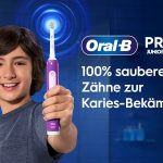 BÀN CHẢI ĐÁNH RĂNG TRẺ EM ORAL B PRO JUNIOR 6+ MÀU HỒNG TÍM BÀN CHẢI ĐÁNH RĂNG TRẺ EM ORAL B PRO JUNIOR 6+ MÀU HỒNG TÍM