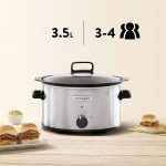 NỒI NẤU CHẬM CROCKPOT 3,5L MÀU BẠC NỒI NẤU CHẬM CROCKPOT 3,5L MÀU BẠC