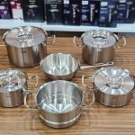 Bộ nồi 6 chiếc Fisler Original-Profi Collection® nắp inox Bộ nồi 6 chiếc Fisler Original-Profi Collection® nắp inox