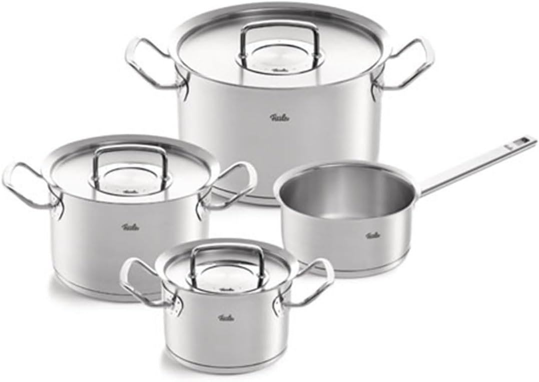Bộ nồi inox cao cấp Fissler Original Pro 4 món (nắp inox)