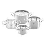 Bộ nồi inox cao cấp Fissler Original Pro 4 món (nắp inox)
