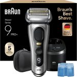 Máy cạo râu điện Braun Series 9 Pro+ 9567cc màu Bạc