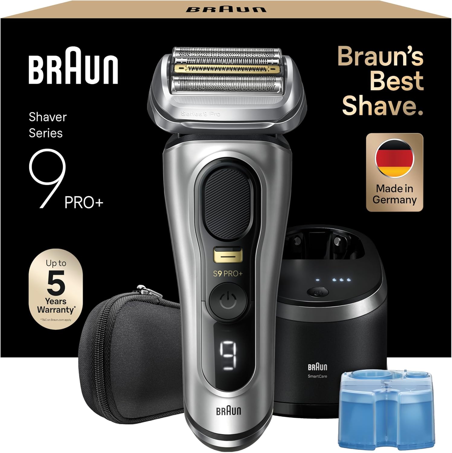 Máy cạo râu điện Braun Series 9 Pro+ 9567cc màu Bạc