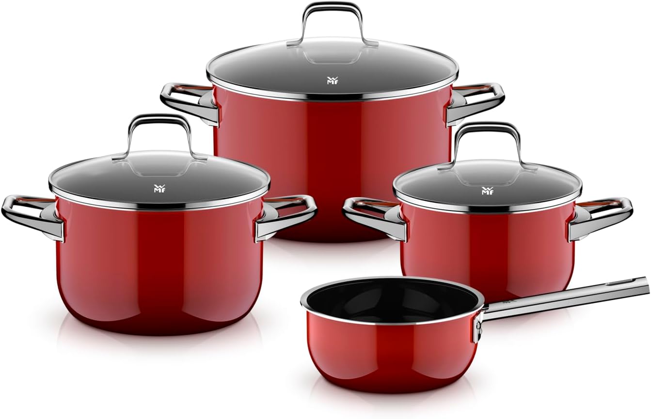 Bộ nồi WMF Fusiontec Essential Pro 4 Món Màu Đỏ