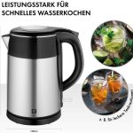 ẤM SIÊU TỐC 2 LỚP ZWILLING 1,2L MÀU ĐEN BẠC