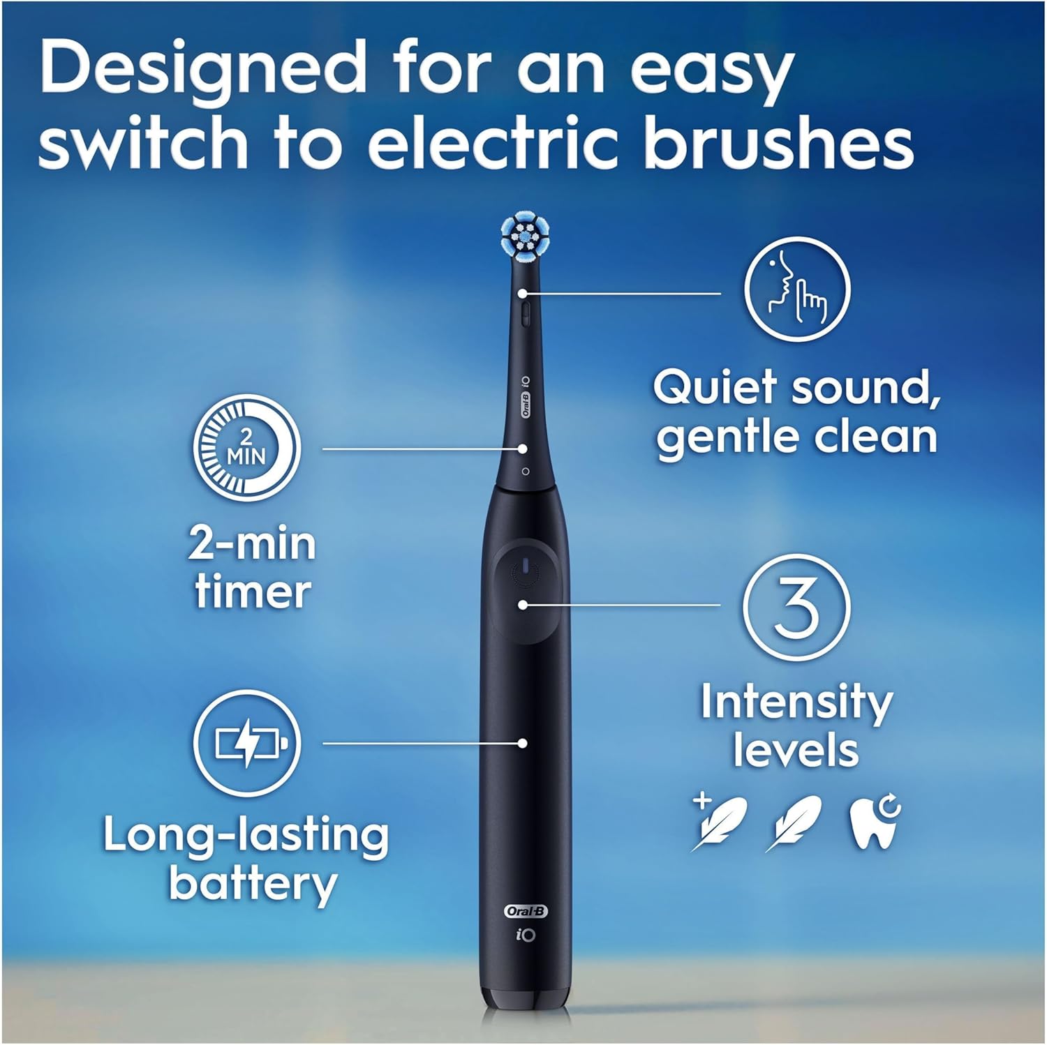 Bàn chải đánh răng điện Oral-B iO 2 màu đen