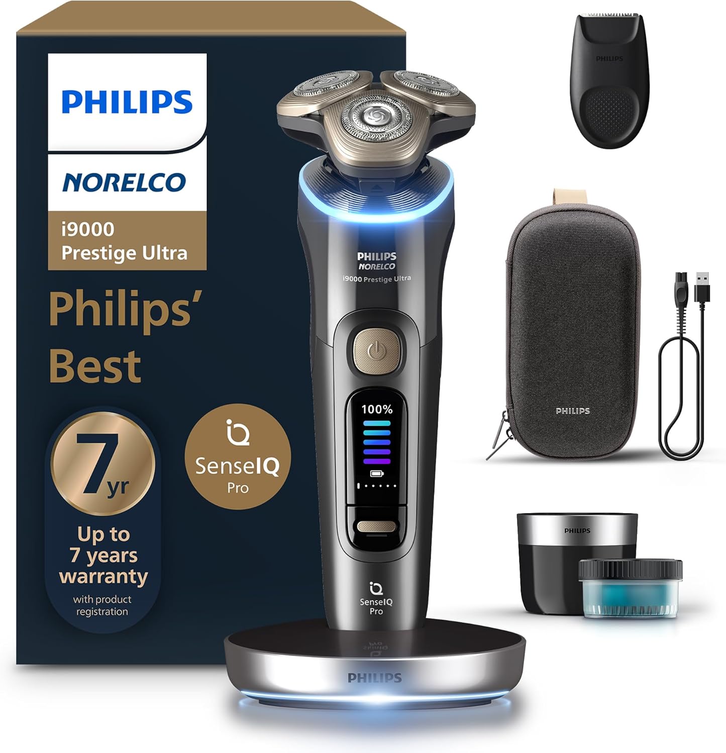 Máy cạo râu điện Philips Norelco i9000 Prestige Ultra XP9402/86