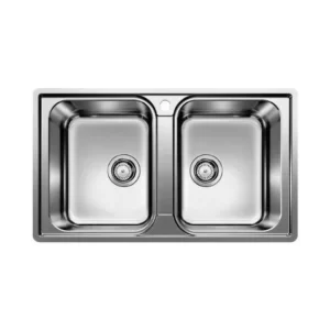 Chậu rửa bát inox 2 hố Blanco Lemis 8-IF 237372