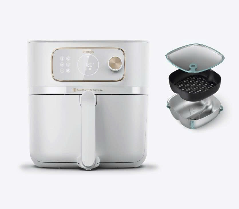 Nồi chiên ko dầu Philips  7000 HD9876/25 (Kèm bộ hấp xào 2in1)