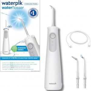 TĂM NƯỚC CẦM TAY KHÔNG DÂY WATERPIK CORDLESS WF-27EU010 MÀU TRẮNG