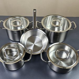 BỘ NỒI FISSLER ORIGINAL-PROFI COLLECTION 4 NỒI 1 QUÁNH 20CM NẮP KÍNH