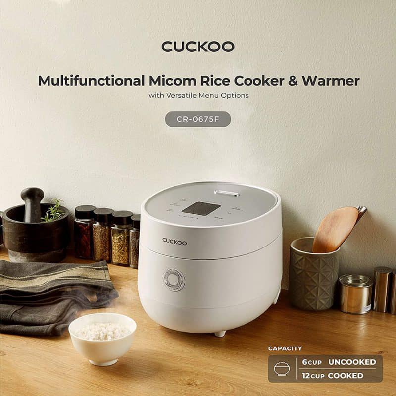 NỒI CƠM ĐIỆN CUCKOO CR-0675FW 1,08 LÍT