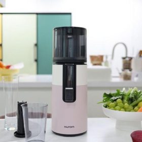 MÁY ÉP CHẬM HUROM H400 MÀU HỒNG KEM