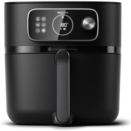 NỒI CHIÊN PHILIPS COMBI 7000 9876/90 MẦU ĐEN BẢN ĐỨC