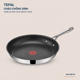 CHẢO CHỐNG DÍNH TEFAL JAMIE OLIVER 24CM COOK SMART