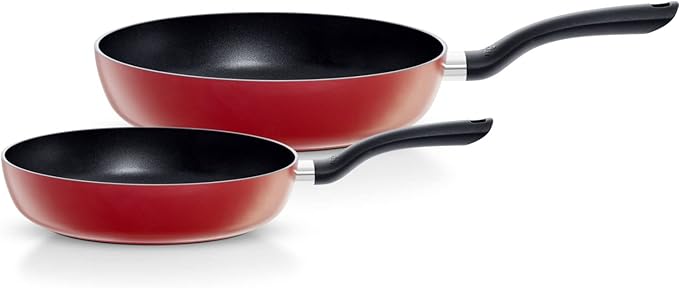 Bộ chảo Fissler Cenit mầu đỏ (24-28 cm)
