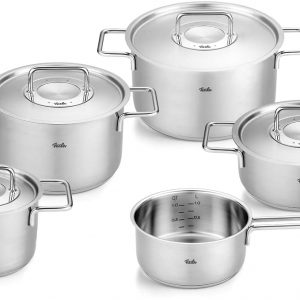 BỘ NỒI FISSLER PURE 5 TẶNG KÈM LỌ VỆ SINH ĐỒ INOX FISSLER