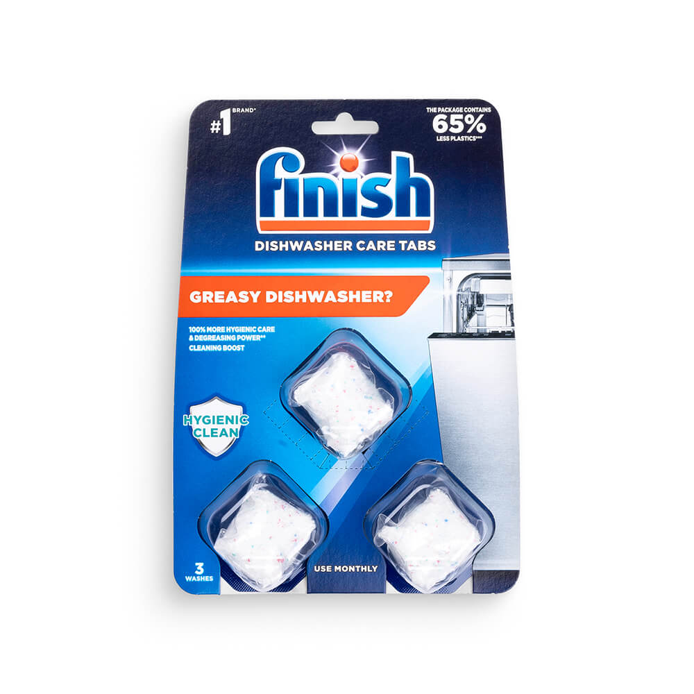 VIÊN VỆ SINH TẨY CẶN MÁY RỬA BÁT FINISH - VỈ 3 VIÊN