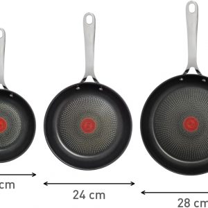 SET 3 CHẢO TEFAL JAMIE OLIVER 20-24-28CM
